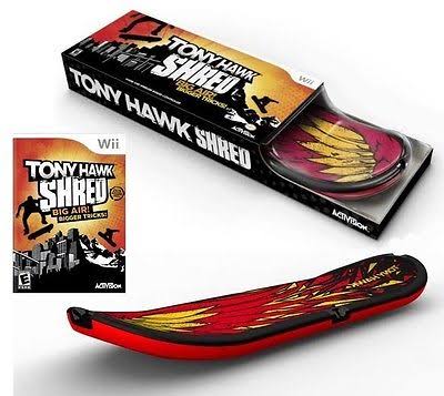 Tony Hawk Shred Game and Wireless Board Controller