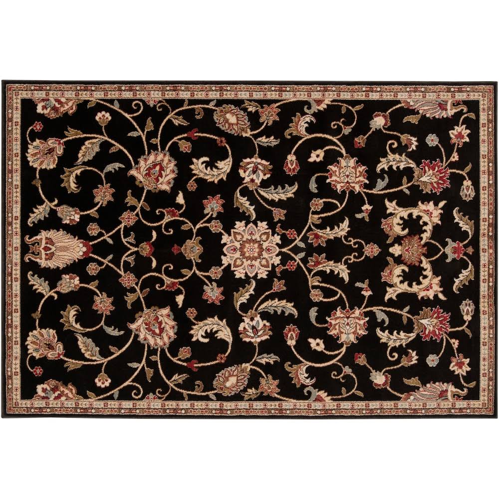 Art of Knot Sabin Black Traditional 311 inch x 53 inch Area Rug