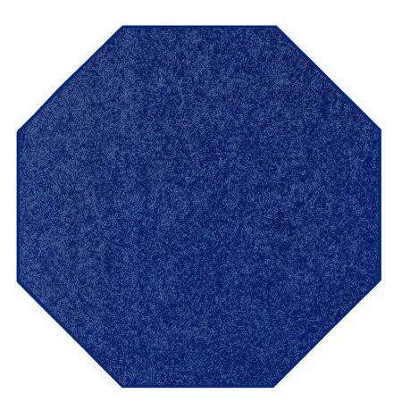 American Bright Solid Color Area Rugs Neon Blue - 10 Octagon