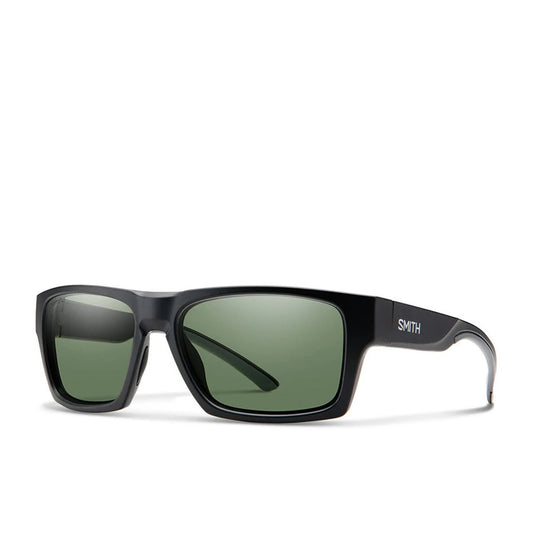 Smith Outlier 2 0003-L7 Matte Black Rectangular Sunglasses