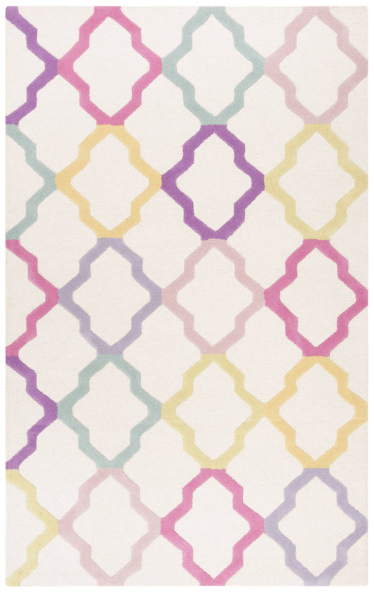 Safavieh Kids 102 Ivory/Multi 5 x 5 Square Area Rug