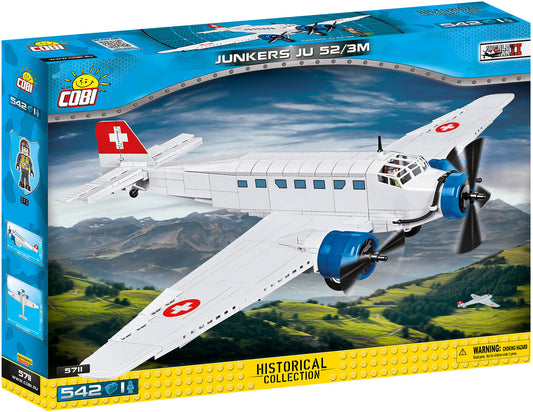 Cobi HC WWII /5711/ Junkers Ju-52/3m G4E 527 Kl. Building Blocks Toy