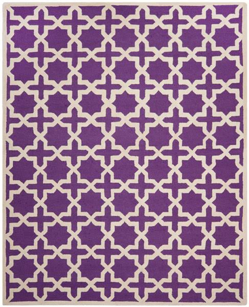 Safavieh Cambridge Purple Ivory 8 x 8 Square Rug