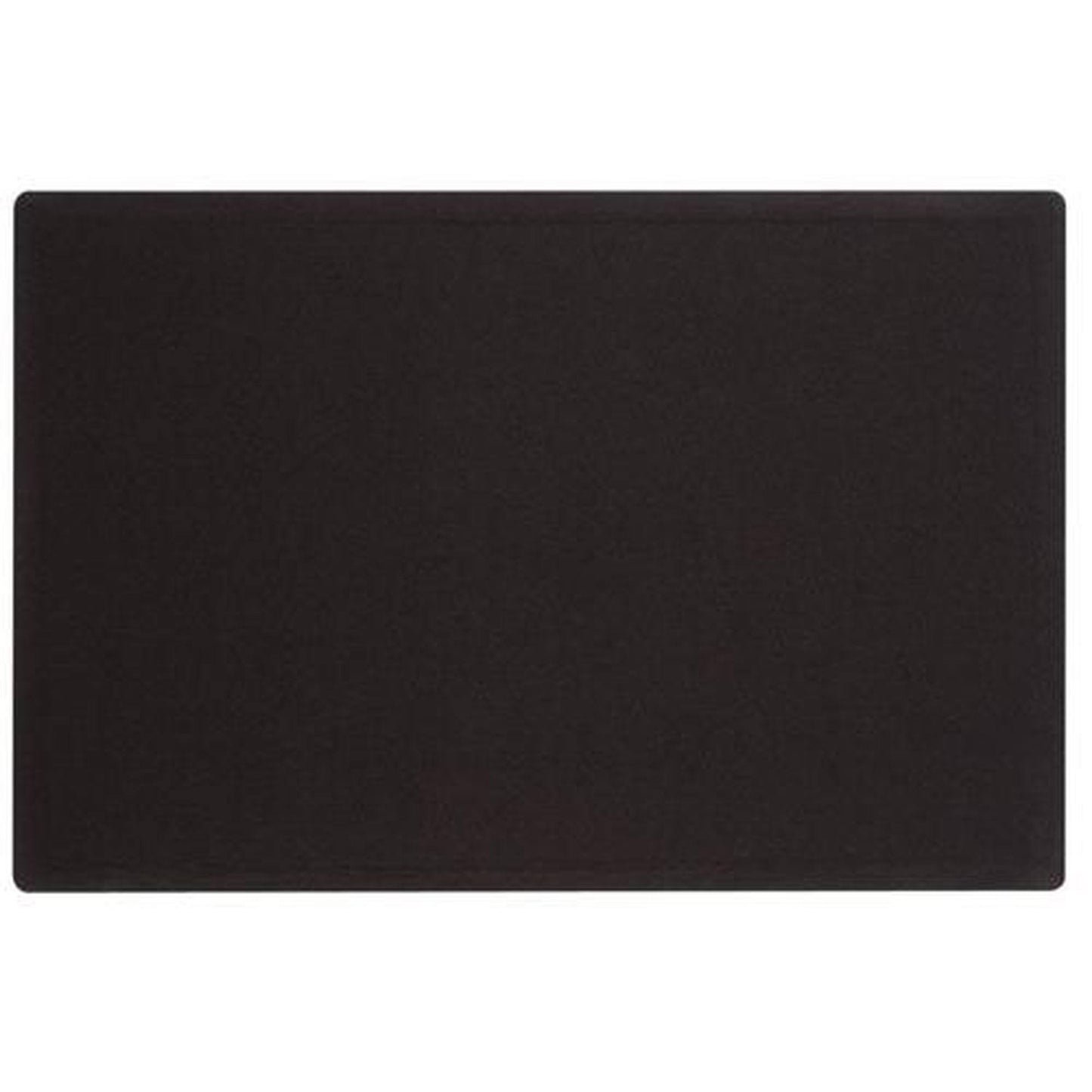 Quartet Oval Office Black Fabric Bulletin Board