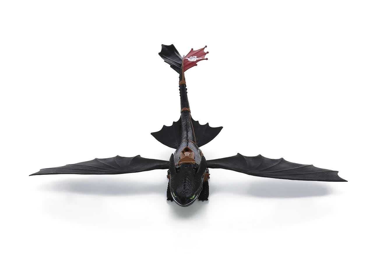 DreamWorks Dragons Defenders of Berk Giant Fire Breathing Toothless Figure