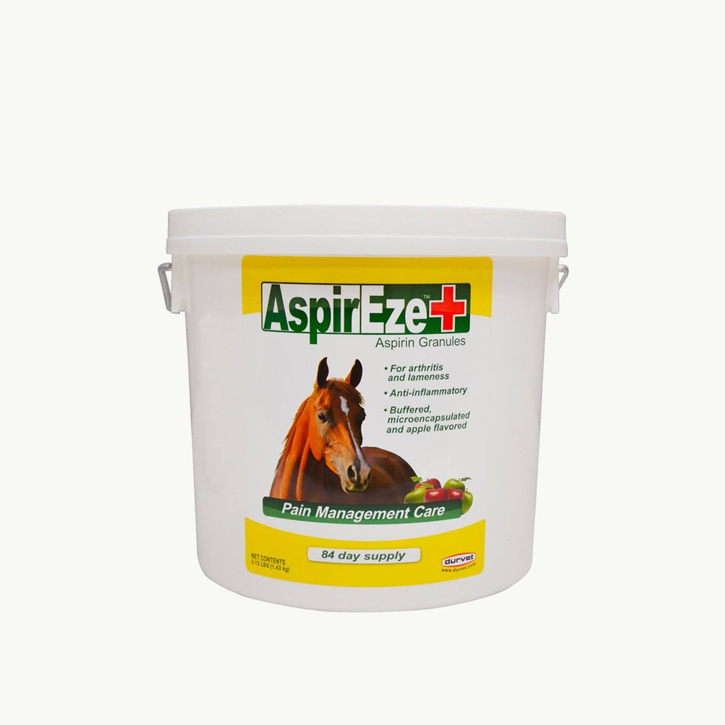 Durvet AspirEze Plus Aspirin Granules for Horses, 3.15 Pounds