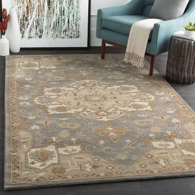 Sascha Oriental Handmade Tufted Wool Multicolor Area Rug Darby Home Co Rug Size  Rectangle 8 x 11