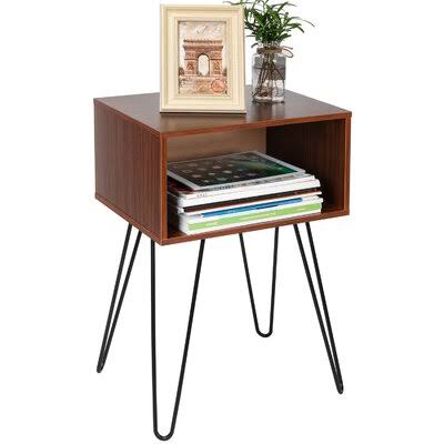 Quackenbush End Table with Storage George Oliver