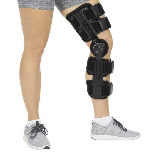 Vive ROM Knee Brace - Hinged Immobilizer for ACL, MCL and PCL Injury