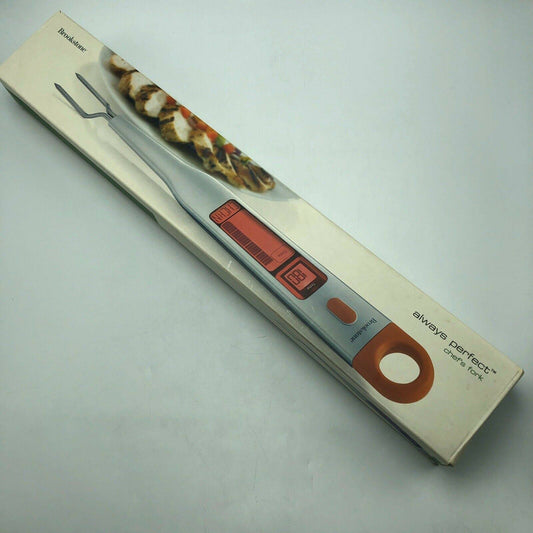 Brookstone - Always Perfect Chefs Fork with Digital Meat Thermometer