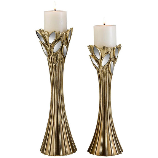 Ore International Gaia Decorative Candle Holder Set