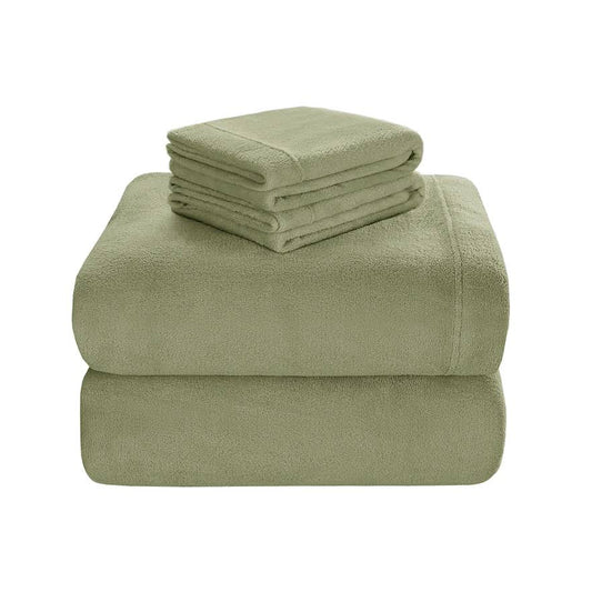 Premier Comfort Microplush Full-Size 4-Piece Sheet Set (Sage- Full)