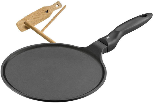 WMF Crêpe Pan Coated with Devil Stainless Steel Handle, Black, 27 cm