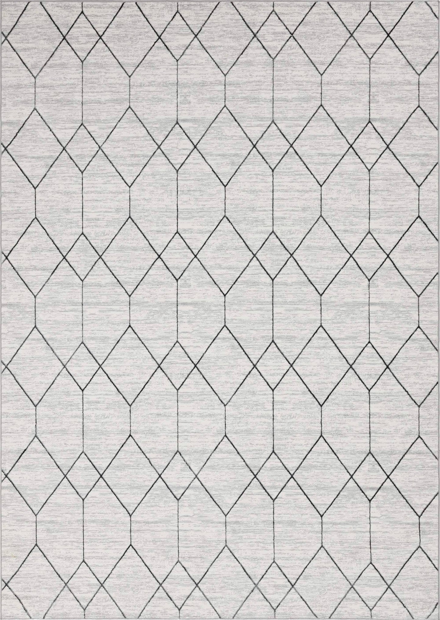 Unique Loom Matrix Trellis Deco Rug, 6 x 9, Ivory