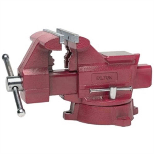 Utility Vises, Swivel, 6 1/2 in Jaw, 3 13/16 in Throat