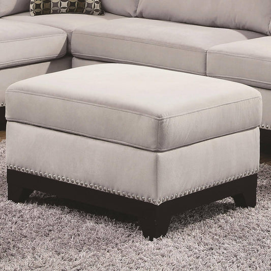 Coaster Mason Blue Grey Storage Ottoman 503616