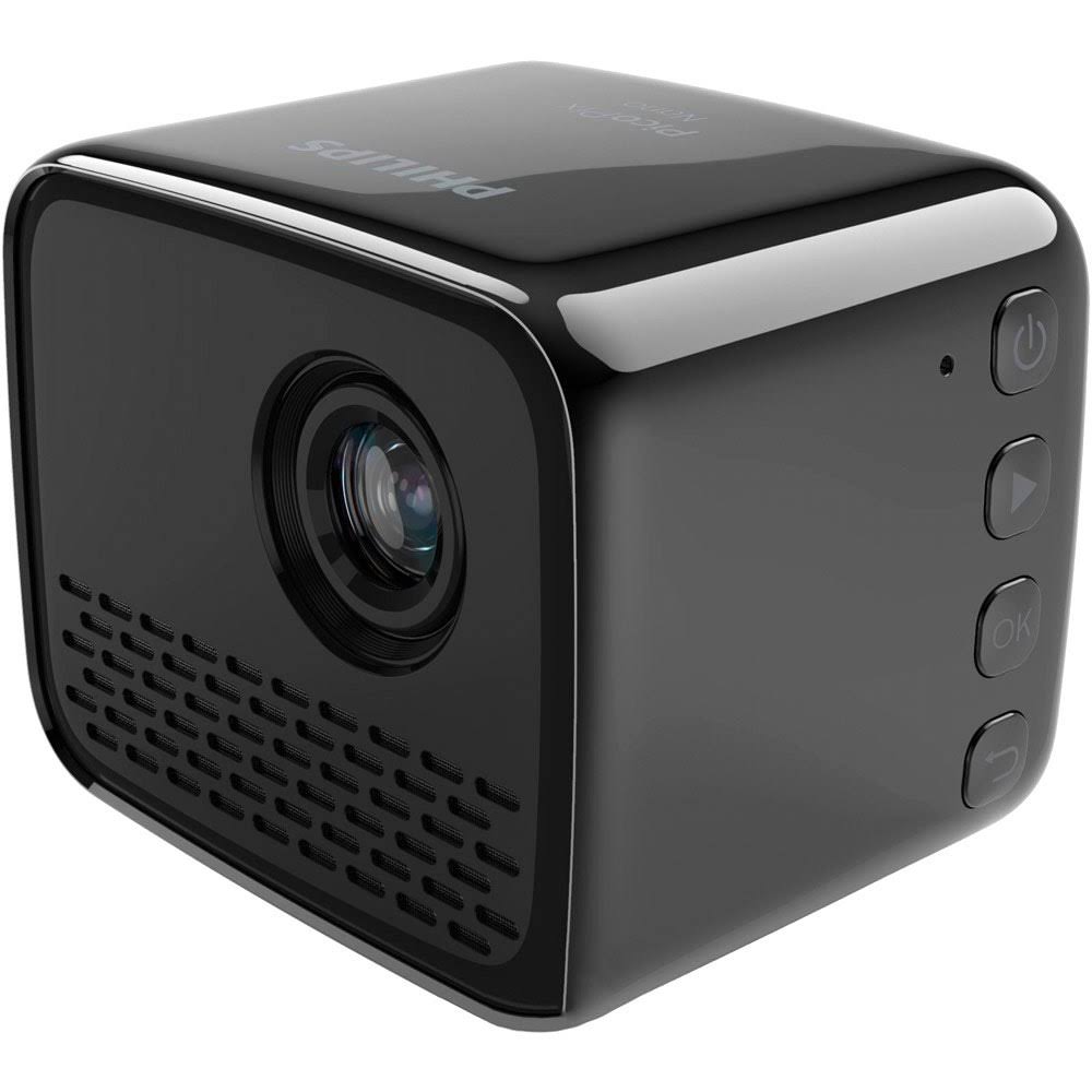 Philips - PicoPix Nano PPX120 Wireless DLP Projector - Black