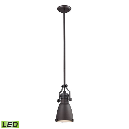 Elk Lighting 66139-1 Chadwick 1-Light Pendant, Oiled Bronze