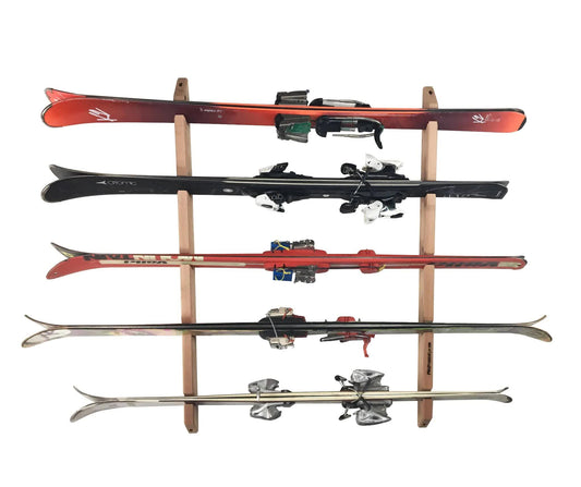 Pro Board Racks Ski Wall Rack Holds 3 Sets of Skis