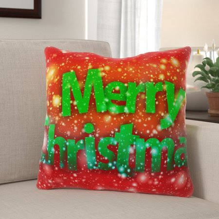 Rexdale Christmas Indoor/Outdoor Canvas Throw Pillow The Holiday Aisle