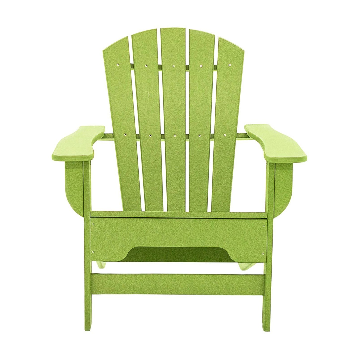 DuroGreen Boca Raton Lime Green Recycled Plastic Adirondack Chair