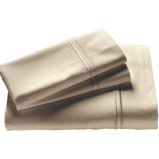 PureCare Elements Premium Rayon from Bamboo Sheet Set, Size Twin, Sand, Beige