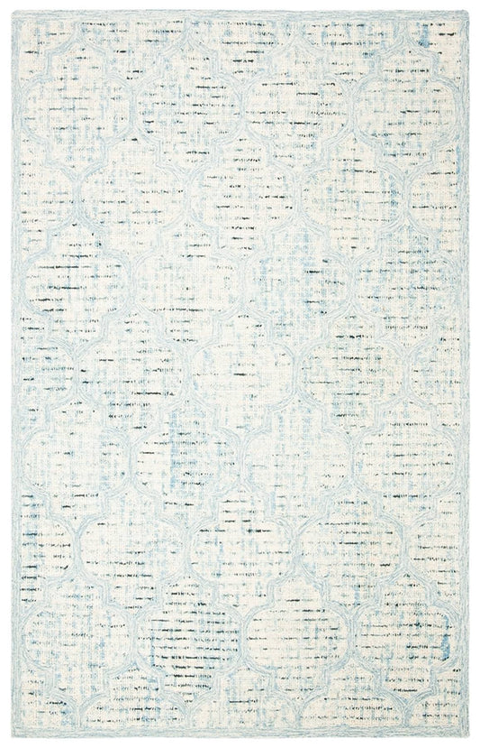 Safavieh 8 x 10 Abstract ABT474K Ivory / Turquoise Rug