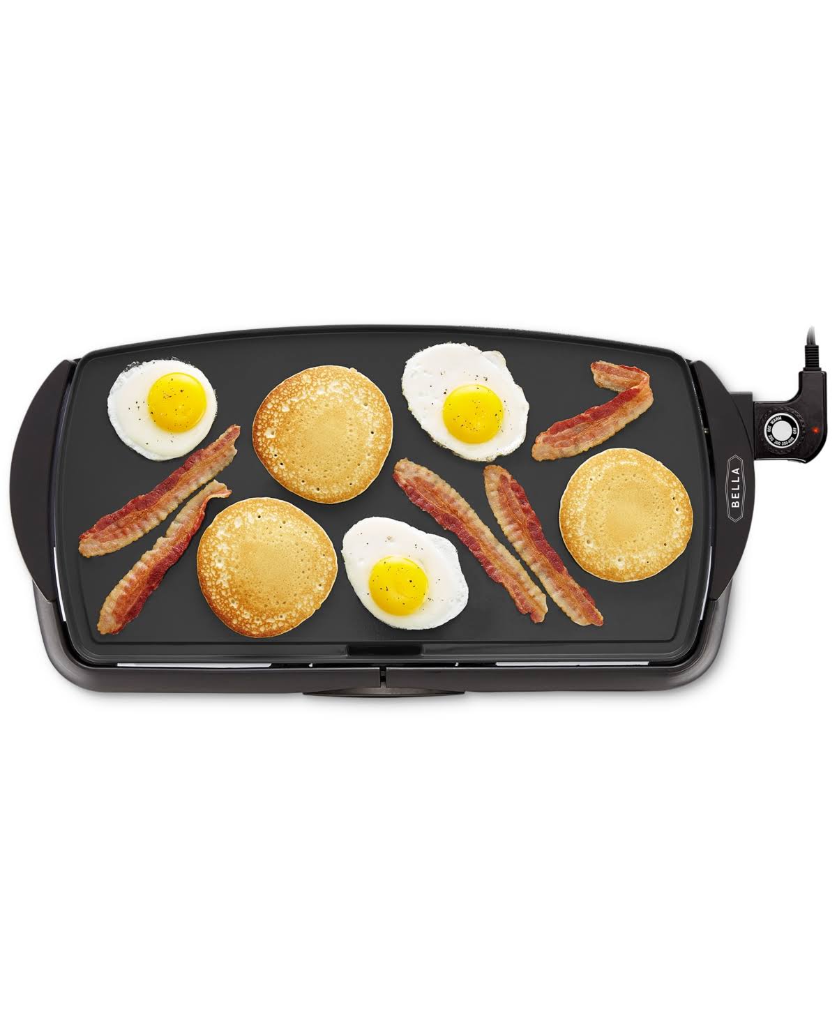 Bella 10.5 inch x 20 inch Large Griddle Black 17199