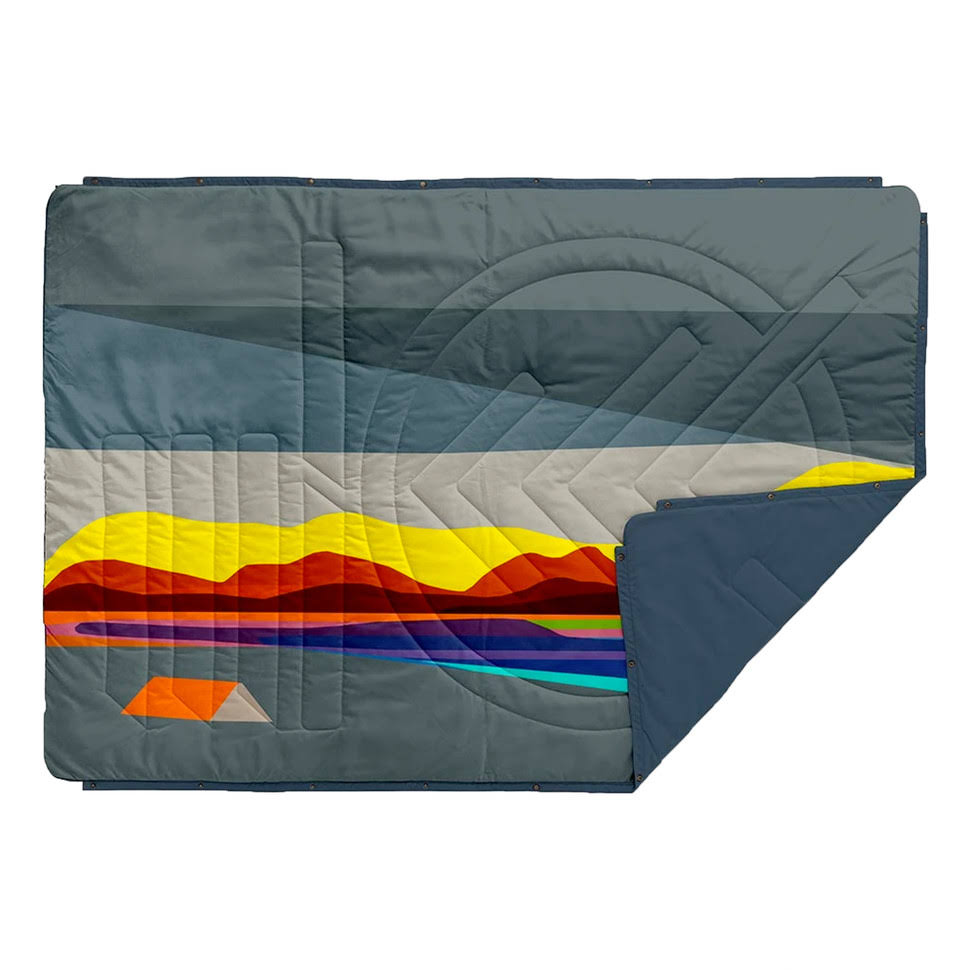 Voited Recycled Ripstop Outdoor Camping Blanket Lakeview Camp