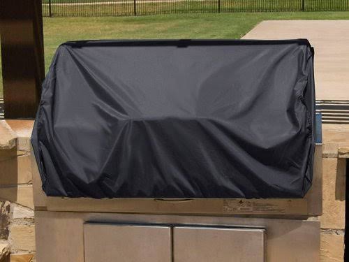 Covermates Built-in Grill Cover - Light Weight Material, Weather Resistant, Elastic Hem, Grill and Heating-Black