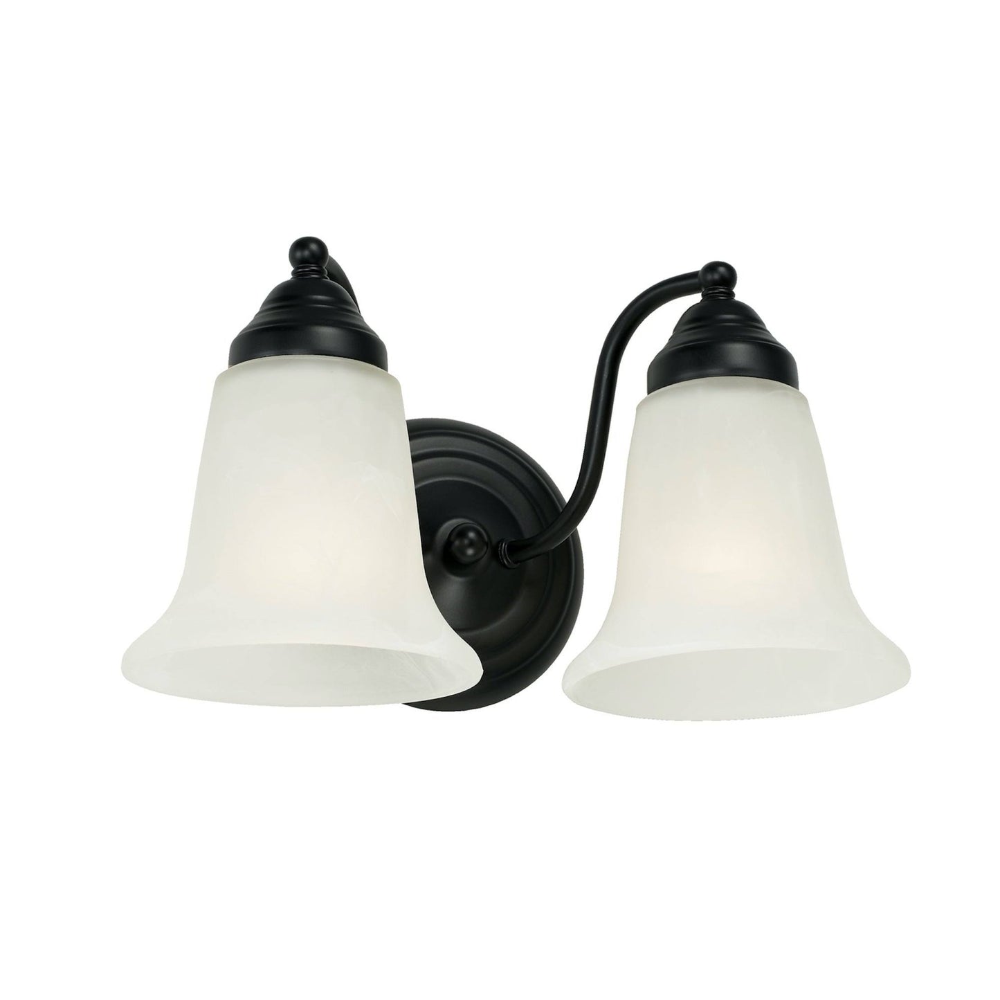 Capital Lighting 1362mb-117 2 Light Vanity Matte Black