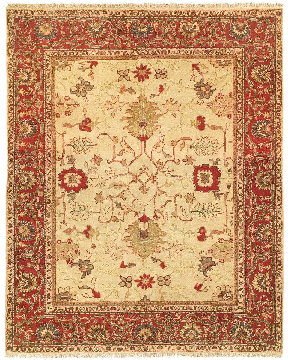 Safavieh Zeigler Mahal ZM08A Area Rug | Ivory/Red | 3 0