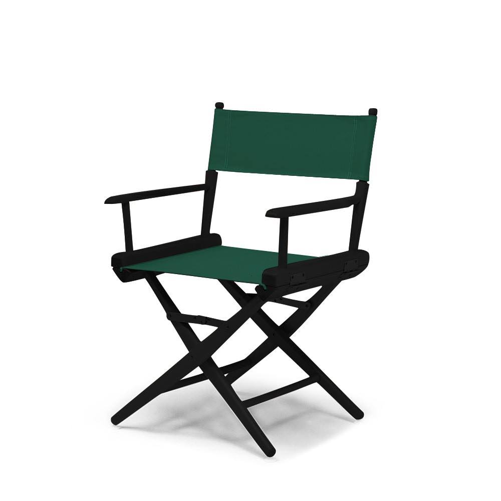 Telescope Casual World Famous Dining Height Director Chair, Forest Green with Black Frame