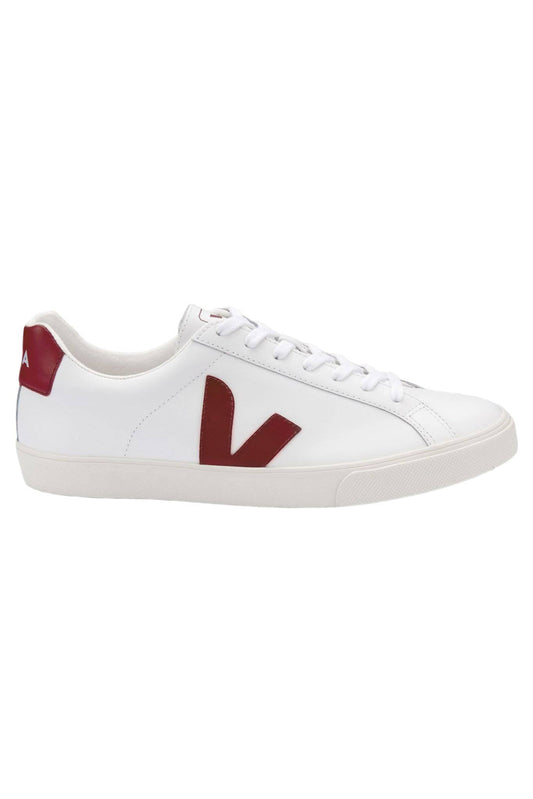 Veja Esplar Logo Appliqued Leather Sneaker