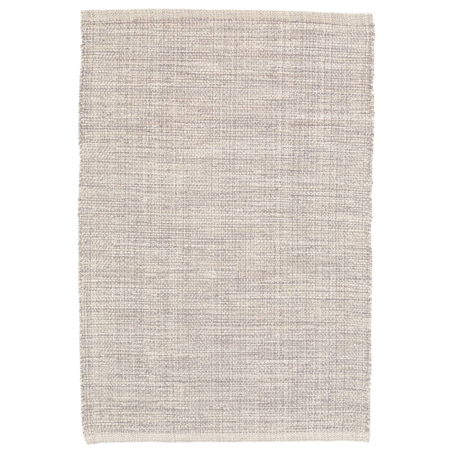 Dash Albert Marled Grey Woven Cotton Rug 2.5ft x 8ft