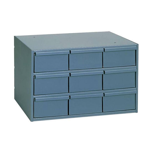 Durham 004-95 Modular 9 Drawer Steel Storage Cabinet- Gray