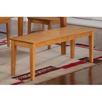 Alingtons Wood Bench Winston Porter Color Oak