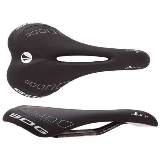 SDG Allure Saddle Ti-Alloy Rail - Black/White