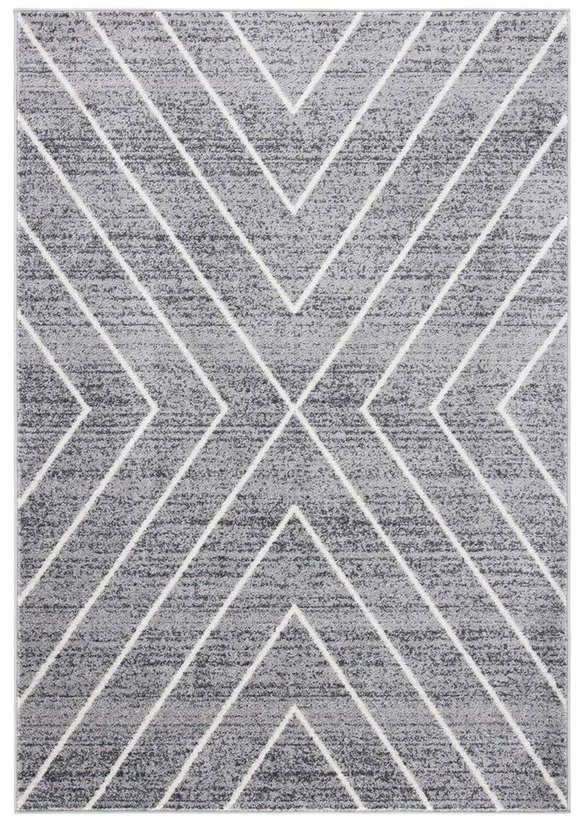 Safavieh Adirondack Rug Collection ADR251H - Dark Grey / Ivory - 9 x 12