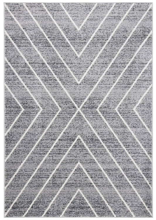 Safavieh Adirondack Rug Collection ADR251H - Dark Grey / Ivory - 9 x 12