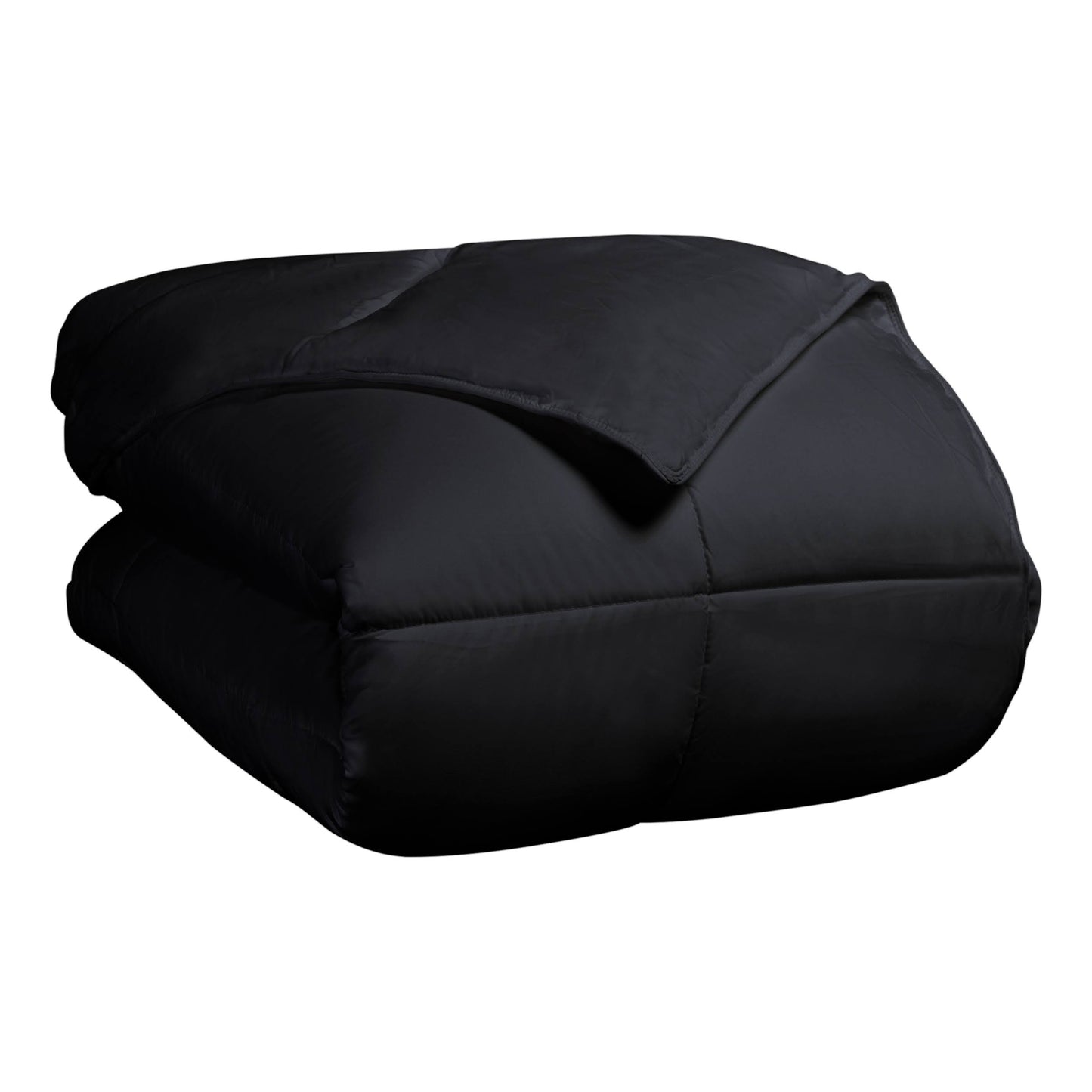 Superior Classic All Season Down Alternative Comforter King Black