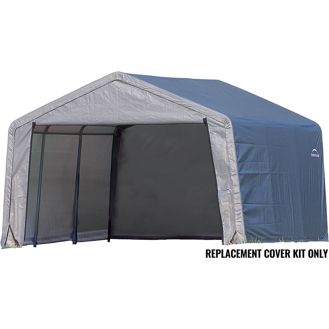 Replacement Cover Kit for The Shed-in-a-Box 12 ft. x 12 ft. x 8 ft. Heavy Duty PVC 14.5 oz. Gray