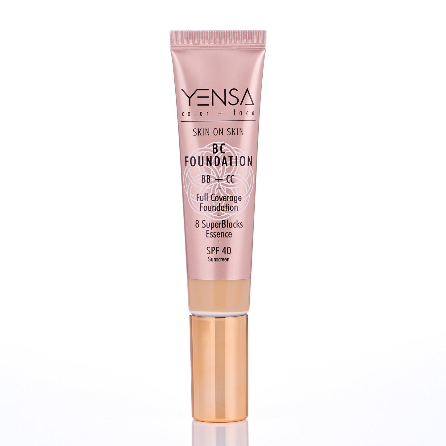 Yensa Skin on Skin BC Foundation SPF 40, Size null, Medium Golden