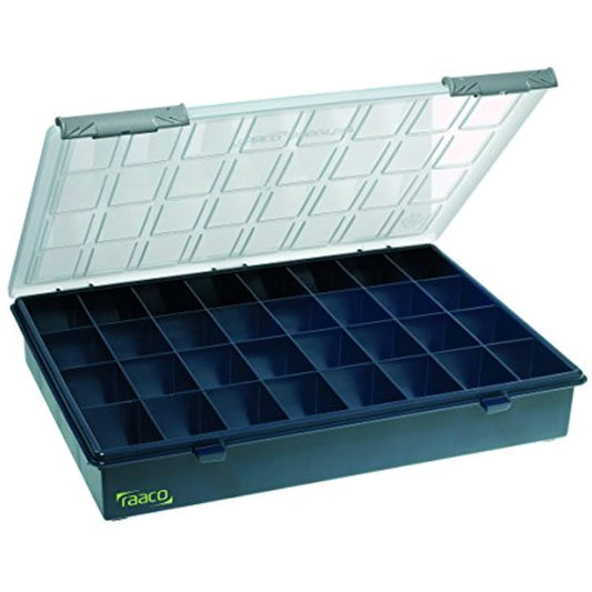 Raaco 136181 Blue/Transparent Compartment Box Assorter PSB 4-32