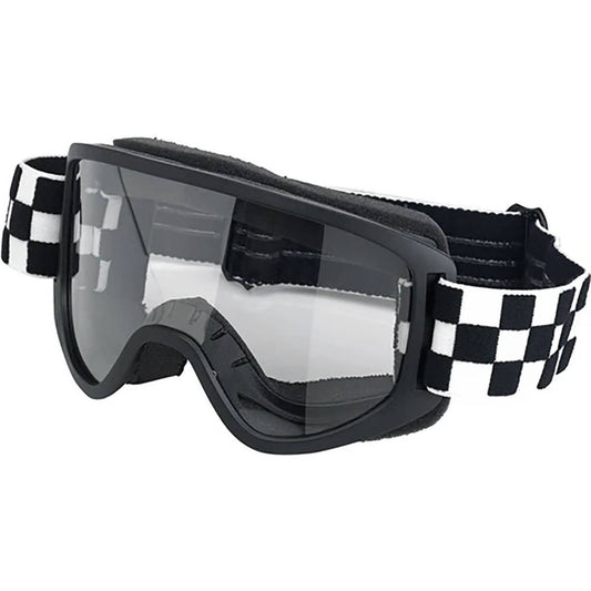 Biltwell Script Moto 2.0 Goggles Black/White