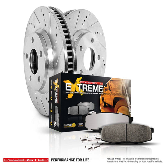 Power Stop K6545-36 Front Z36 Truck and Tow Brake Kit