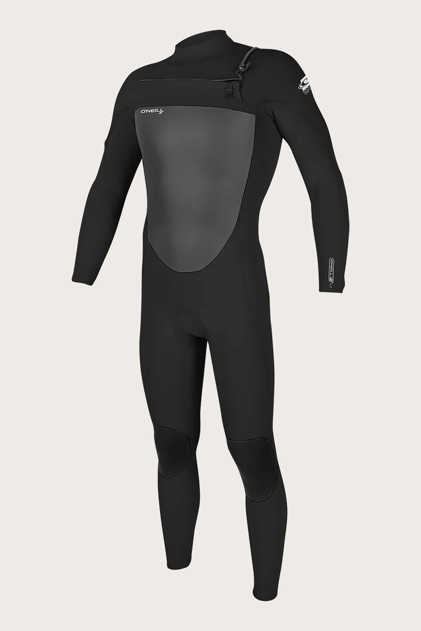 O&Neill Epic 3/2mm Chest Zip Full Wetsuit Men&s Black, S