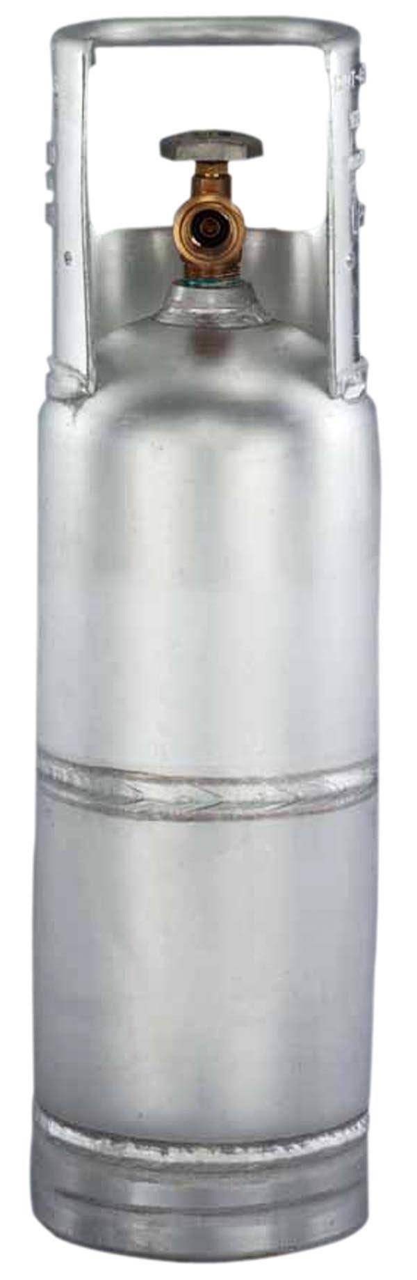 Worthington 299494 6-Pound Aluminum Propane Cylinder with Type 1 with