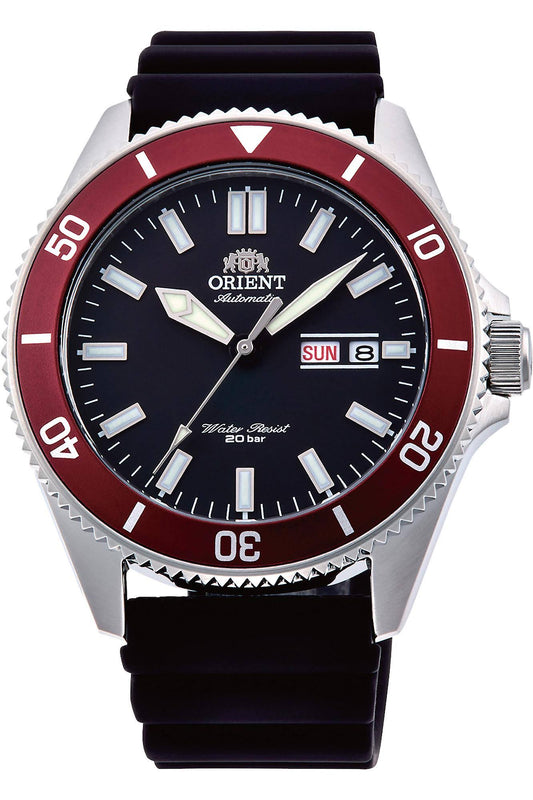 Orient RA-AA0008B19B Kanno Men\x27s Automatic Watch; Black Dial; 43 mm Stainless Steel Bracelet