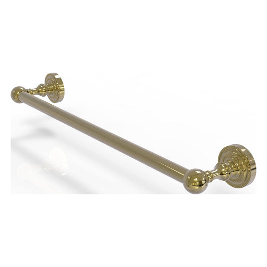 Allied Brass Dottingham Collection 30 inch Towel Bar Unlacquered Brass